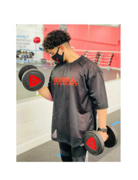 Viper fitness Oversized Tops Black